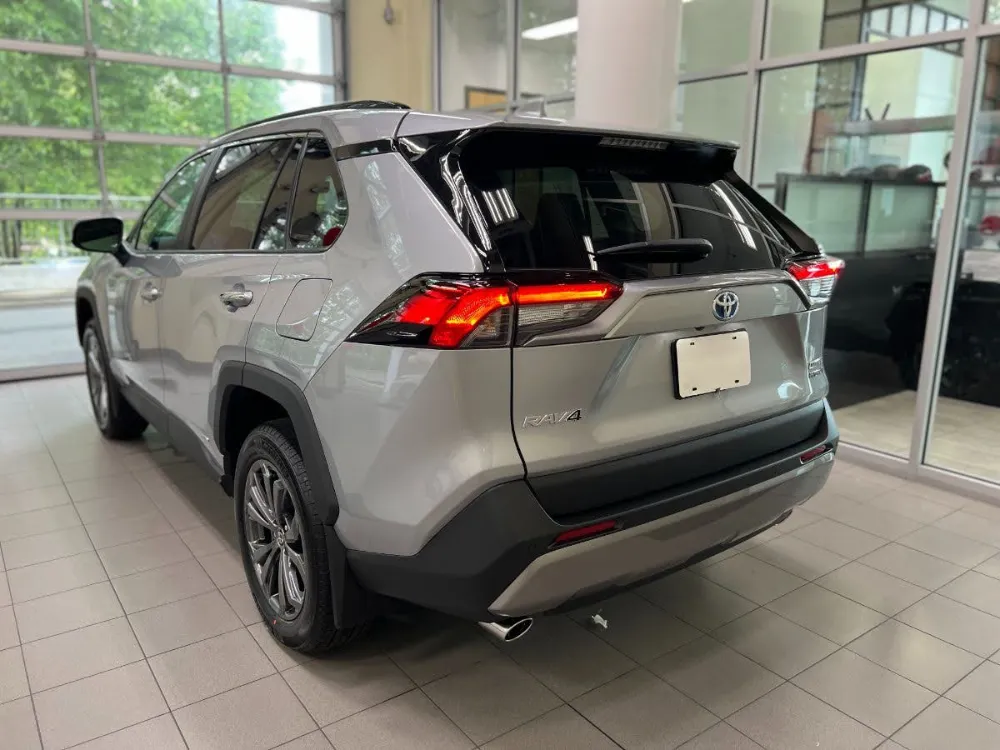 2022 RAV4 Hybrid Limited Photo Gallery Silver Black Interior 14